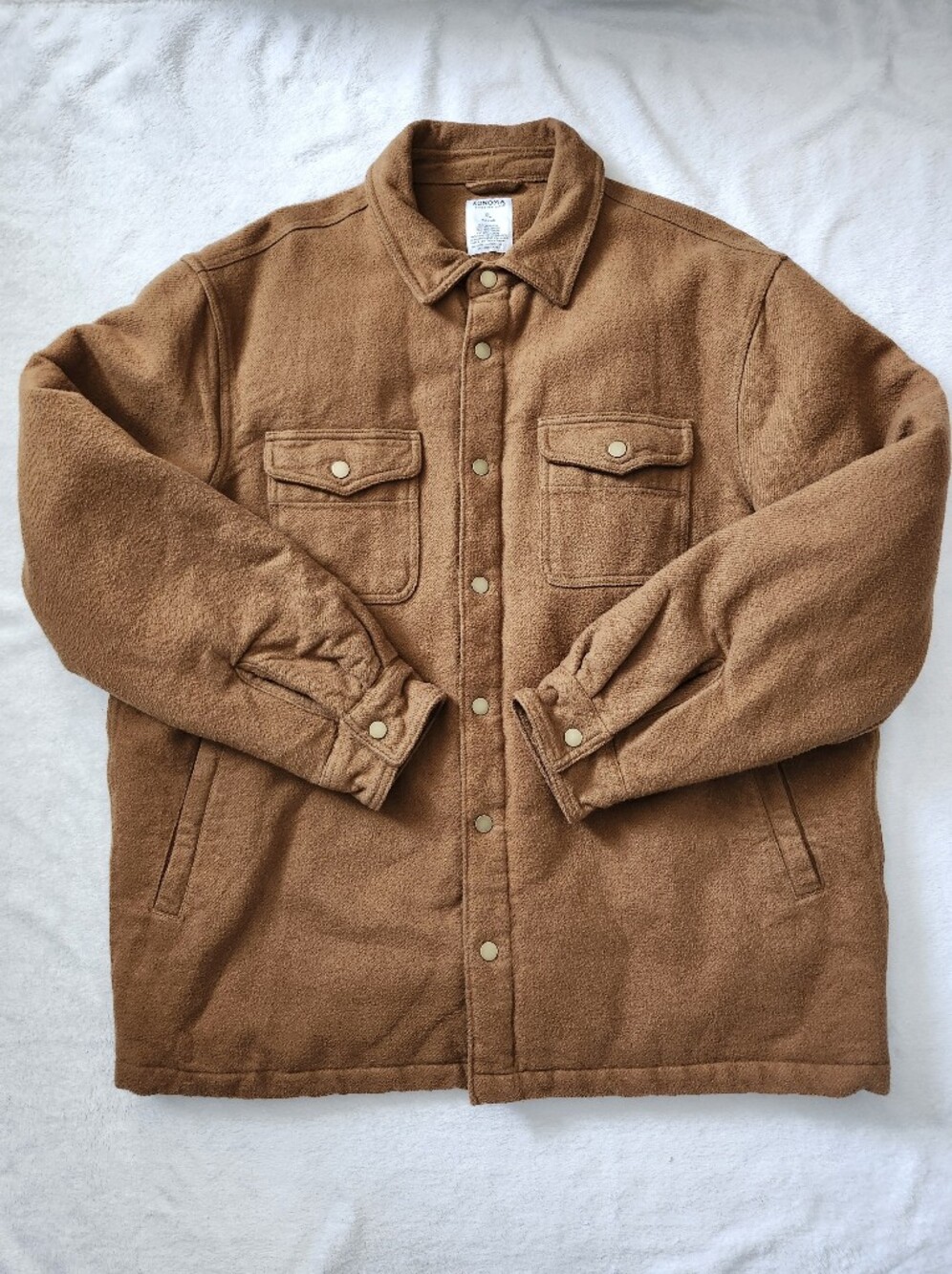 SONOMA Insulated Heavyweight Utility Overshirt Jacket Shacket Cabin Brown XL NWT